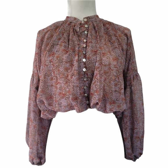 Boho long sleeve blouse - Picture 2 of 15